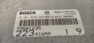 Автозапчастина б/у ЕБУ КОНТРОЛЕР ДВИГУНА для FIAT DOBLO (119)  Посилання на OEM IAM 0281010344  73501235