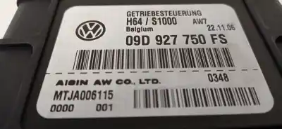 Peça sobressalente para automóvel em segunda mão UNIDADE DE CONTROLE AUTOMÁTICA DA CAIXA DE CÂMBIO por AUDI Q7 (4L)  Referências OEM IAM 09D927750FS 09D927750FS MTJA006115