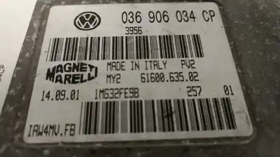 Second-hand car spare part ecu engine control for seat leon (1m1) 1.6 16v oem iam references 036906034cp  6160063502