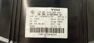 Peça sobressalente para automóvel em segunda mão quadrante por bmw serie 3 coupe (e92) 320d xdrive referências oem iam 9187344 9187344 9187344