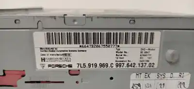 Second-hand car spare part gps navigation system for porsche cayenne (9pa) s 4.5 oem iam references 7l5919969c  99764213702