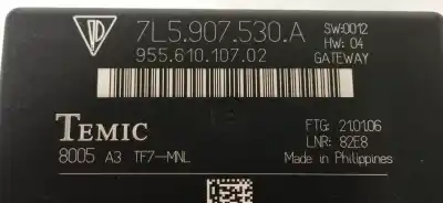 Peça sobressalente para automóvel em segunda mão módulo eletrônico por porsche cayenne (9pa) s 4.5 referências oem iam 7l5907530a 7l5907530a 95561010702