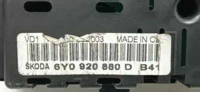 Second-hand car spare part dashboard for skoda fabia (6y2/6y3) 1.9 tdi oem iam references 6y0920880d 6y0920880d 6y0920880d