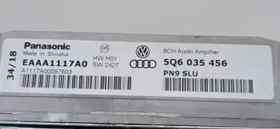 Автозапчастина б/у аудіо система / радіо cd для seat ibiza (kj1) fr 116 cv / 85 kw посилання на oem iam 5q6035456