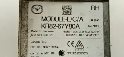 Peça sobressalente para automóvel em segunda mão módulo eletrônico por mazda cx-5 center-line 2wd referências oem iam kr8267y80a  kr8267y80a