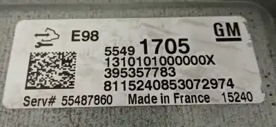 Автозапчастина б/у ебу контролер двигуна для opel mokka color edition посилання на oem iam 55491705  395357783
