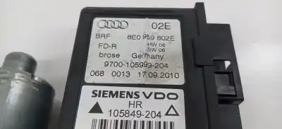 Second-hand car spare part rear right window regulator for seat exeo st (3r5) 2.0 tdi oem iam references 8e0959802e