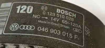 Pezzo di ricambio per auto di seconda mano alternatore per audi a6 c4 (4a2) 2.5 tdi riferimenti oem iam 046903015f