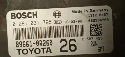 Second-hand car spare part ecu engine control for toyota rav 4 advance oem iam references 0281031795