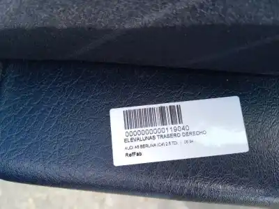 Pezzo di ricambio per auto di seconda mano alzacristalli posteriore destro per audi a6 c4 (4a2) 2.5 tdi riferimenti oem iam 