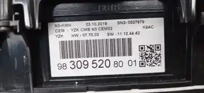Peça sobressalente para automóvel em segunda mão quadrante por citroen berlingo live m referências oem iam 9830952080