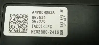 Second-hand car spare part electronic module for seat leon (1p1) 1.6 oem iam references 1k0953549ae 1k0953549ae 1k0953549ae