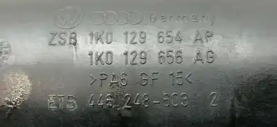 Peça sobressalente para automóvel em segunda mão tubo por audi a3 (8p) 1.8 tfsi ambiente referências oem iam 1k0129654ap
