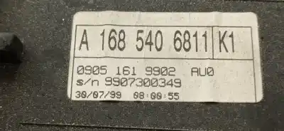 Автозапчастина б/у панель інструментів для MERCEDES-BENZ CLASE A (W168) 190 (168.032) 125 CV / 92 KW Посилання на OEM IAM A1685406811  A1685406811