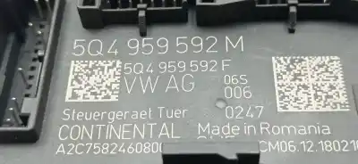 Second-hand car spare part comfort module for seat leon (5f1) reference oem iam references 5q4959592m