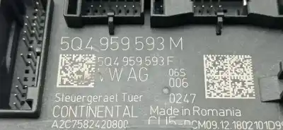 Second-hand car spare part comfort module for seat leon (5f1) reference oem iam references 5q4959593m 5q4959593m 5q4959593m