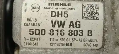 Second-hand car spare part air conditioning compressor for seat leon (5f1) reference oem iam references 5q0816803b 5q0816803b 5q0816803b