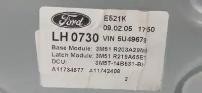 Автозапчастина б/у регулятор вікна передній лівий для ford focus c-max (cap) connection посилання на oem iam 3m51r203a29ms 3m51r203a29ms 3m51r203a29ms