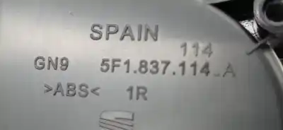 Second-hand car spare part interior right front handle for seat leon (5f1) reference oem iam references 5f1837113a 5f1837113a 5f1837113a