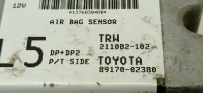 Peça sobressalente para automóvel em segunda mão centralina de airbag por toyota corolla (_e12_) 1.4 d (nde120_) referências oem iam 8917002380