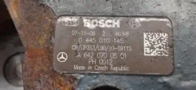 Автозапчасти б/у ТНВД НАСОС за MERCEDES-BENZ CLASE E (W211) BERLINA  ссылки OEM IAM A6420700501 A6420700501 0445010145