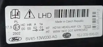 Second-hand car spare part left headlight for ford kuga (cbv) titanium oem iam references 8v4113w030ag 8v4113w030ag 8v4113w030ag