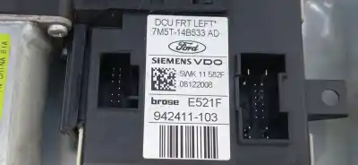 Second-hand car spare part driver left window regulator for ford kuga (cbv) titanium oem iam references 7m5t14b533ad 7m5t14b533ad 7m5t14b533ad