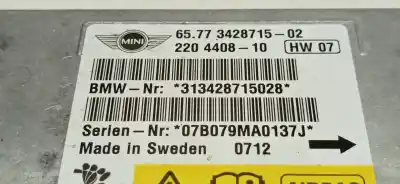 İkinci el araba yedek parçası HAVA YASTIGI KONTROL ÜNITESI için BMW MINI (R56)  OEM IAM referansları 6577342871502 323428715028 2204408