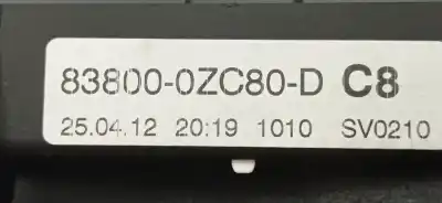 Peça sobressalente para automóvel em segunda mão quadrante por toyota auris active referências oem iam 838000zc80d a2c53300865 838000zc80d