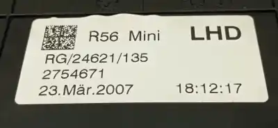 Gebrauchtes Autoersatzteil HANDSCHUHFACH zum BMW MINI (R56)  OEM-IAM-Referenzen RG24621135  2754671