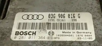 Second-hand car spare part ecu engine control for audi a3 (8p1) 2.0 tdi 16v oem iam references 03g906016gn 03g906016gn 0281012113
