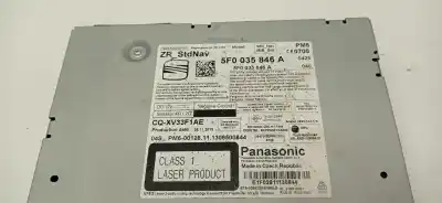 Автозапчасти б/у gps-навигационная система за seat leon (5f1) 1.6 tdi ссылки oem iam 5f0035846a 5f0035846a 5f0035846a