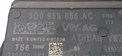 Автозапчастина б/у комплект подушки безпеки для seat leon (5f1) 1.6 tdi посилання на oem iam 3q0959655ac 5f0880204 6f0880201ag