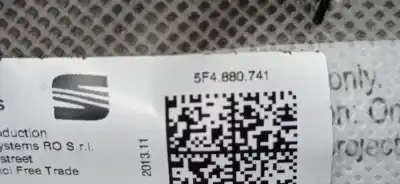 Автозапчастина б/у комплект подушки безпеки для seat leon (5f1) 1.6 tdi посилання на oem iam 3q0959655ac 5f0880204 6f0880201ag