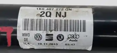 Автозапчасти б/у передняя правая трансмиссия за seat leon (5f1) 1.6 tdi ссылки oem iam 1k0407272qn 1k0407272qn 1k0407272qn