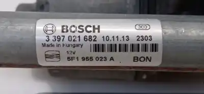 Автозапчасти б/у мотор переднего стеклоочистителя за seat leon (5f1) 1.6 tdi ссылки oem iam 5f1955119 3397021682 5f1955023a