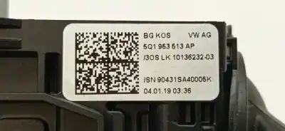 Second-hand car spare part multifunction switch for seat leon (5f1) reference oem iam references 5q1953507cd