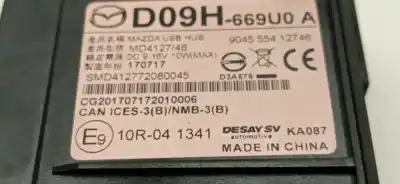 Peça sobressalente para automóvel em segunda mão módulo eletrônico por mazda 2 lim. () black tech edition referências oem iam d09h669u0 d09h669u0a d09h669u0