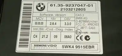 Second-hand car spare part electronic module for bmw serie 3 coupe (e92) 320d xdrive oem iam references 9237047 9237047 9237047