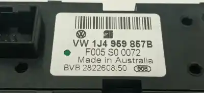 Peça sobressalente para automóvel em segunda mão botão / interruptor elevador vidro dianteiro esquerdo por seat leon (1m1) 1.9 tdi referências oem iam 1j4959857b 1j4959857b 1j4959857b