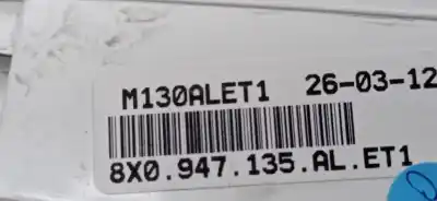 Second-hand car spare part interior light for audi q3 (8u) 2.0 tdi (103kw) advance oem iam references 8x0947135al 8x0947135al 8x0947135al