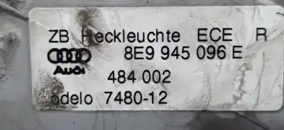 Second-hand car spare part right tailgate light for audi a4 b7 avant (8ed) 2.0 tdi 16v oem iam references 8e9945096e 8e9945096e 8e9945096e