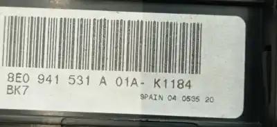 Second-hand car spare part headlights switch for audi a4 b6 (8e2) 1.9 tdi oem iam references 8e0941531a 8e0941531a 8e0941531a