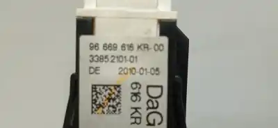 Peça sobressalente para automóvel em segunda mão interruptor 4 piscas - emergência por citroen c3 business referências oem iam 96669616  96669616