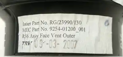 Peça sobressalente para automóvel em segunda mão grelha / difusor de ar por bmw mini (r56) cooper s referências oem iam rg23990130  rg23990130