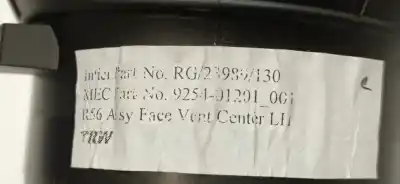 Pezzo di ricambio per auto di seconda mano griglia di aerazione per bmw mini (r56) cooper s riferimenti oem iam rg23989130