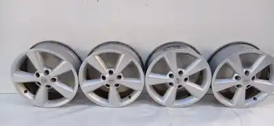 Peça sobressalente para automóvel em segunda mão jogo de jantes por nissan qashqai (j10) tekna referências oem iam jd110mb55