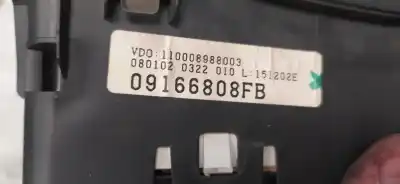 Second-hand car spare part dashboard for opel corsa c comfort oem iam references 09166808fb 88311302 110008988003