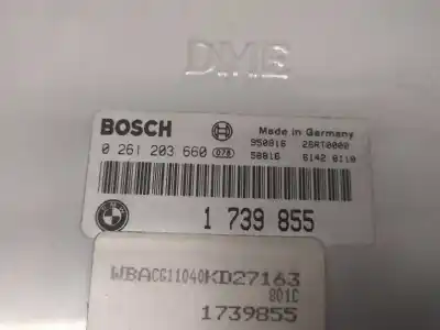 Second-hand car spare part ecu engine control for bmw serie 3 compacto (e36) 316i oem iam references 1739855  0261203660