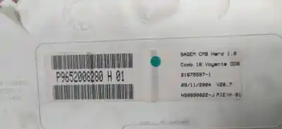 Peça sobressalente para automóvel em segunda mão quadrante por citroen c3 1.4 hdi satisfaction referências oem iam 9652008280  